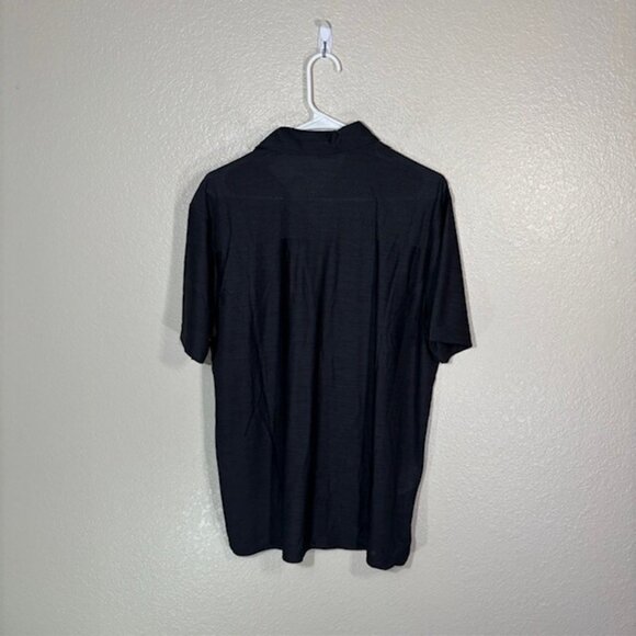 Tommy Bahama Islandzone Polo Mens Medium Athletic Stretch Vented Black NEW - Picture 7 of 7